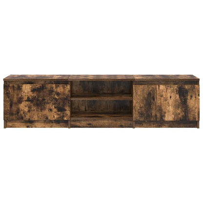 TV Cabinet Smoked Oak 140x40x35,5 cm Engineered Wood