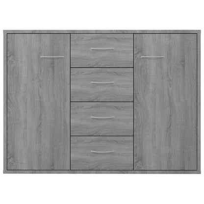 Sideboard Grey Sonoma 88x30x65 cm Engineered Wood