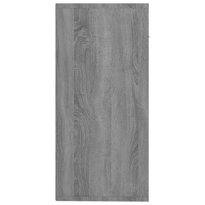 815370 vidaXL Sideboard Grey Sonoma 88x30x65 cm Engineered Wood
