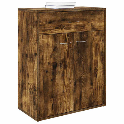 Sideboard Smoked Oak 60x30x75 cm Engineered Wood