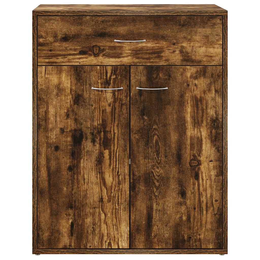 Sideboard Smoked Oak 60x30x75 cm Engineered Wood