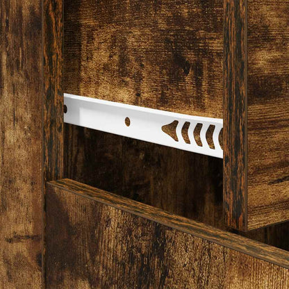 Sideboard Smoked Oak 60x30x75 cm Engineered Wood