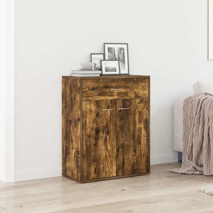 Sideboard Smoked Oak 60x30x75 cm Engineered Wood