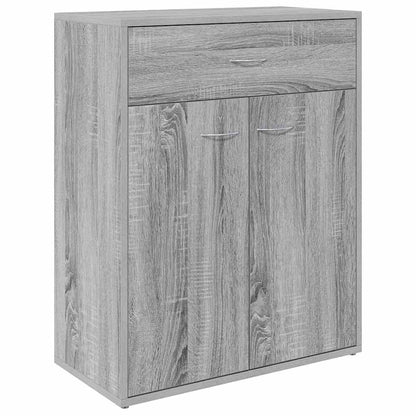 815376 vidaXL Sideboard Grey Sonoma 60x30x75 cm Engineered Wood