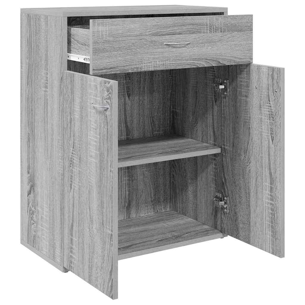 815376 vidaXL Sideboard Grey Sonoma 60x30x75 cm Engineered Wood