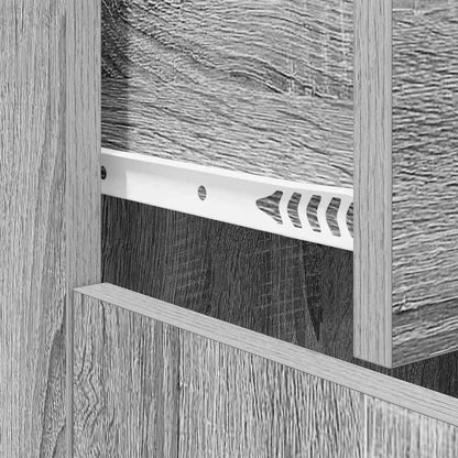 Sideboard Grey Sonoma 60x30x75 cm Engineered Wood