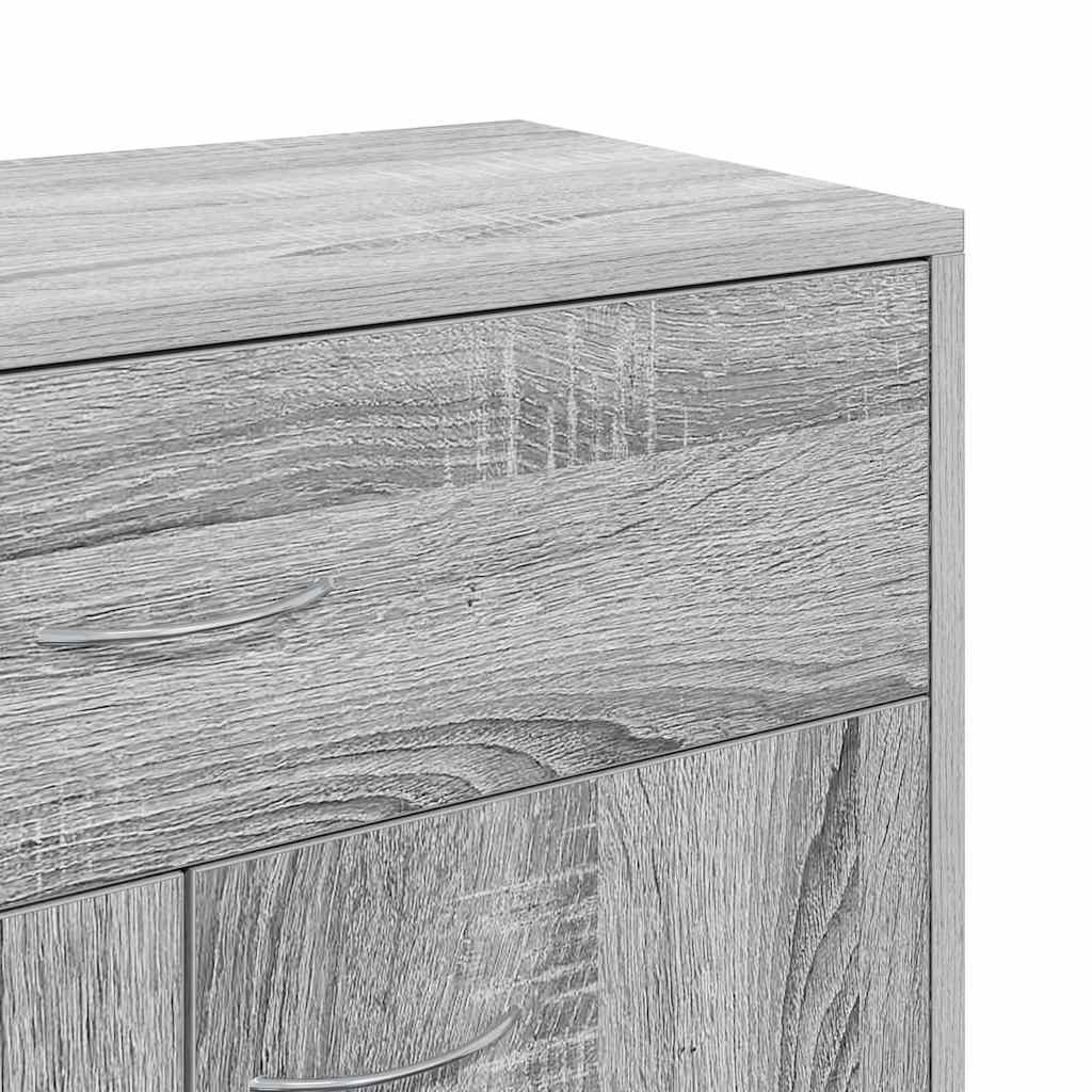 815376 vidaXL Sideboard Grey Sonoma 60x30x75 cm Engineered Wood