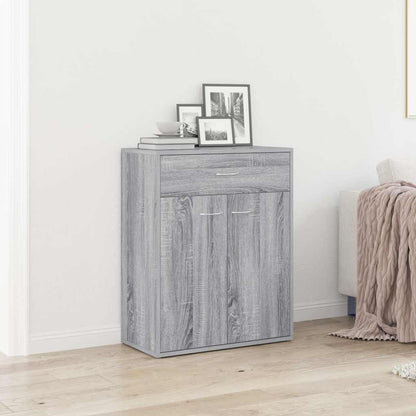 815376 vidaXL Sideboard Grey Sonoma 60x30x75 cm Engineered Wood