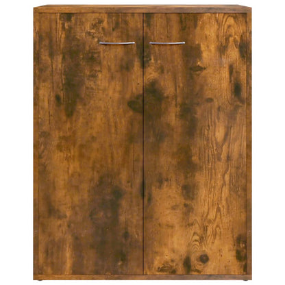 Sideboard Smoked Oak 60x30x75 cm Engineered Wood