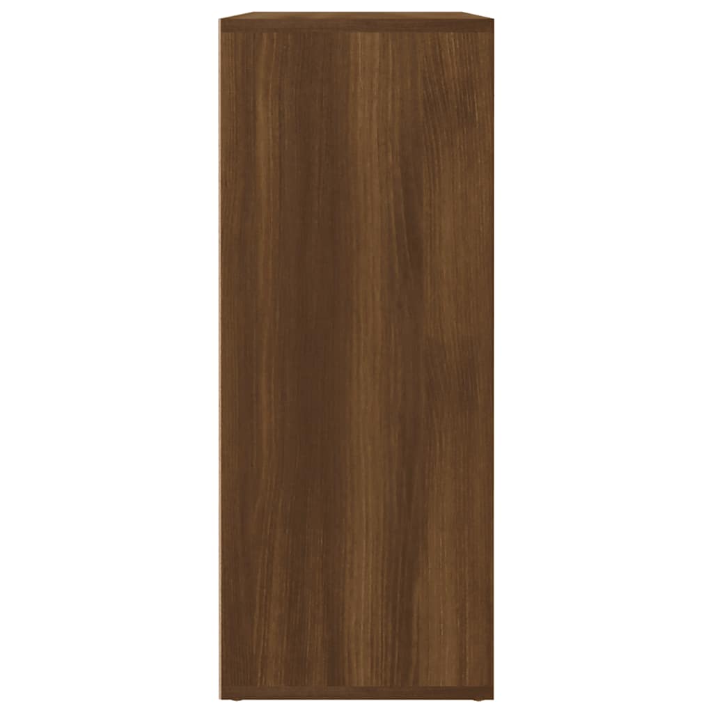Sideboard Brown Oak 60x30x75 cm Engineered Wood