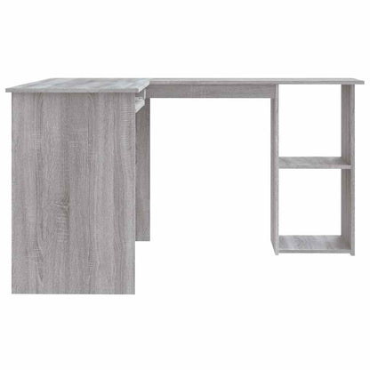 Corner Desk Grey Sonoma 120x140x75 cm Engineered Wood