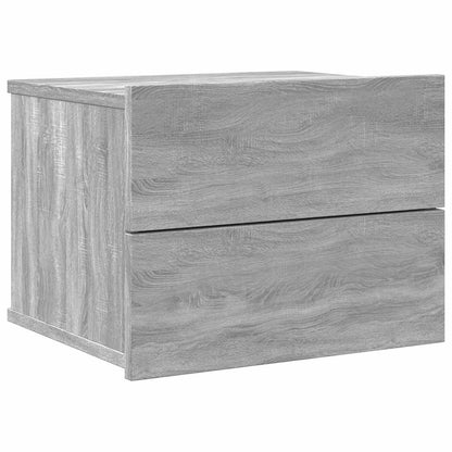 Bedside Cabinets 2 pcs Grey Sonoma 40x30x30 cm Engineered Wood