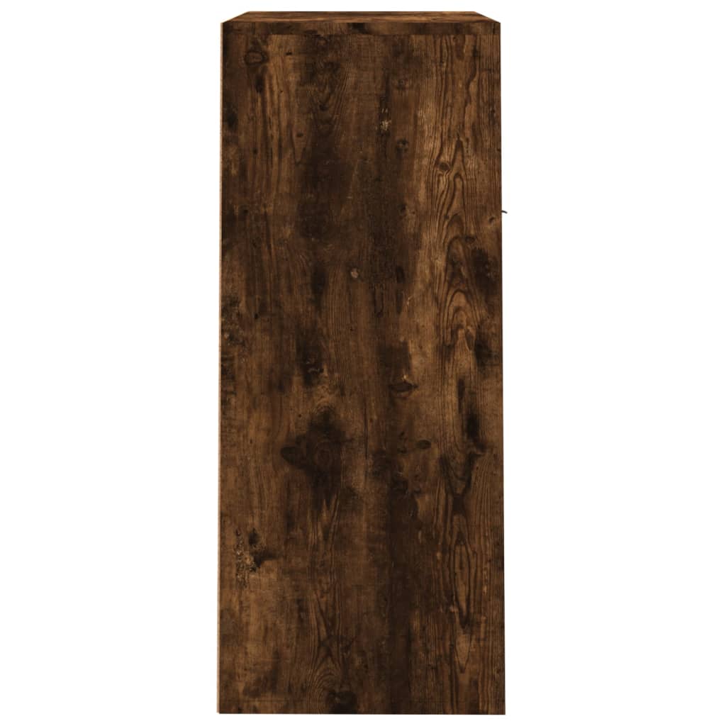 Shoe Cabinet | Smoked Oak | Engineered Wood | Compact | Storage