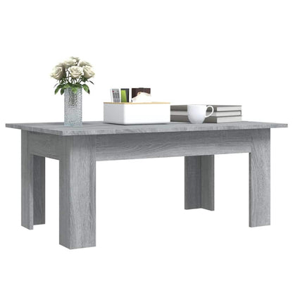 Coffee Table Grey Sonoma 100x60x42 cm Engineered Wood