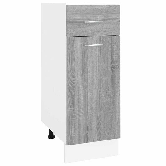 Drawer Bottom Cabinet "Lyon" Grey Sonoma 30x46x81.5 cm