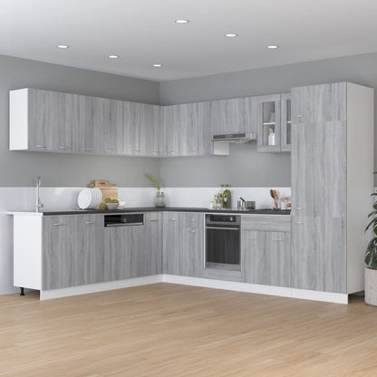 Drawer Bottom Cabinet Lyon Grey Sonoma 30x46x81.5 cm Engineered Wood