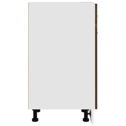Drawer Bottom Cabinet Lyon Brown Oak 30x46x81.5 cm Engineered Wood