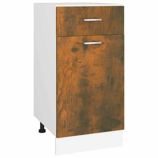 Drawer Bottom Cabinet "Lyon" Smoked Oak 40x46x81.5 cm
