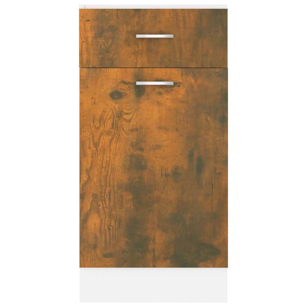 Drawer Bottom Cabinet "Lyon" Smoked Oak 40x46x81.5 cm