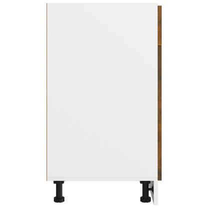 Drawer Bottom Cabinet Lyon Smoked Oak 40x46x81.5 cm Engineered Wood