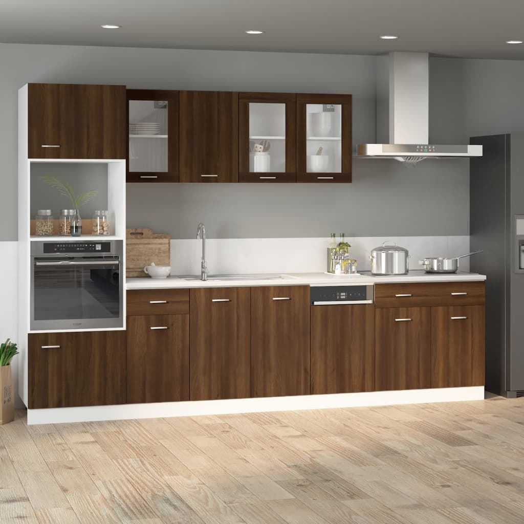 Drawer Bottom Cabinet Lyon Brown Oak 40x46x81.5 cm Engineered Wood