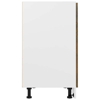 Drawer Bottom Cabinet "Lyon" Smoked Oak 80x46x81.5 cm
