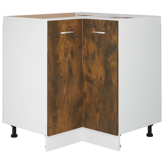 Kitchen Cabinet "Lyon" Smoked Oak 75.5x75.5x81.5 cm