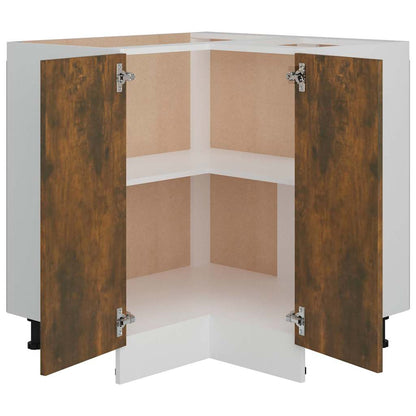 Kitchen Cabinet "Lyon" Smoked Oak 75.5x75.5x81.5 cm