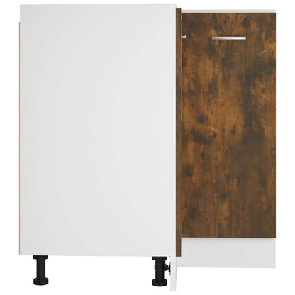 Kitchen Cabinet "Lyon" Smoked Oak 75.5x75.5x81.5 cm