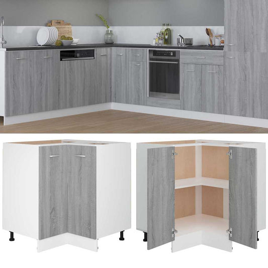 Kitchen Cabinet "Lyon" Grey Sonoma 75.5x75.5x81.5 cm