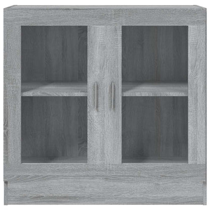 Vitrine Cabinet Grey Sonoma 82,5x30,5x80 cm Engineered Wood