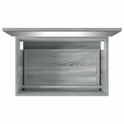 2 Piece Bathroom Furniture Set Grey Sonoma Engineered Wood