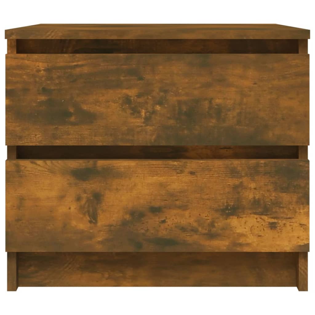 Bed Cabinet Smoked Oak 50x39x43,5 cm Engineered Wood