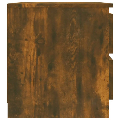 Bed Cabinets 2 pcs Smoked Oak 50x39x43,5 cm Engineered Wood