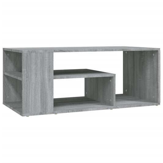 Coffee Table Grey Sonoma 100x50x40 cm Engineered Wood