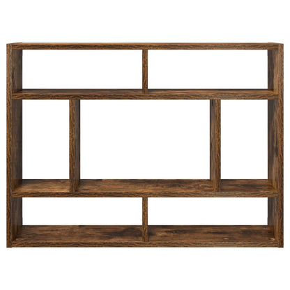 Wall Shelf Smoked Oak 75x16x55 cm Engineered Wood