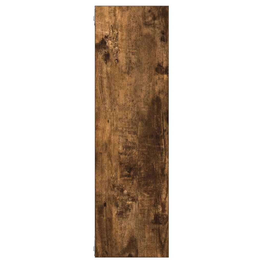 Wall Shelf Smoked Oak 75x16x55 cm Engineered Wood