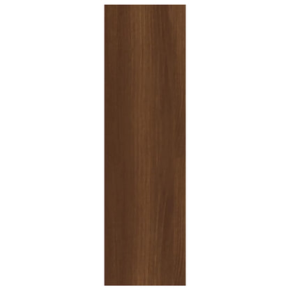Wall Shelf Brown Oak 75x16x55 cm Engineered Wood