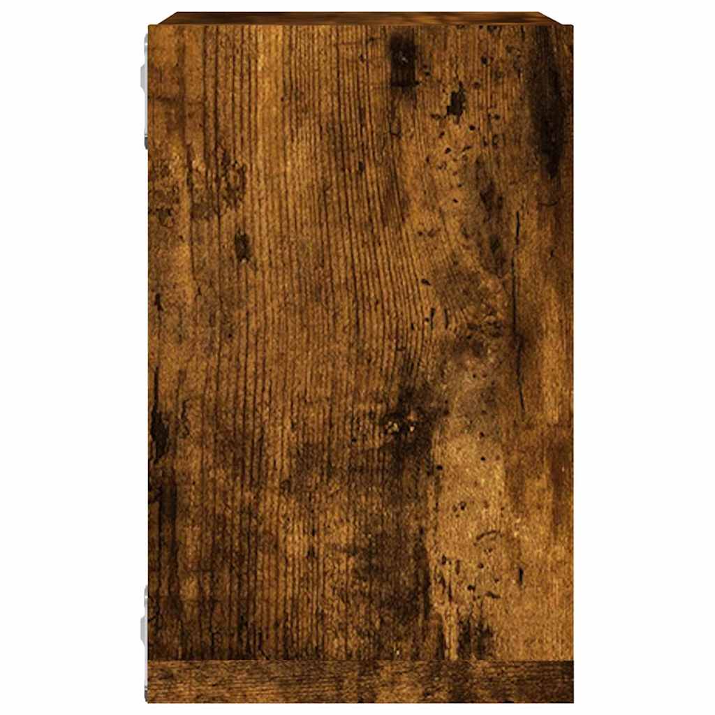 Wall Shelves 4 pcs Smoked Oak 26 x 15 x 26 cm Engineered Wood