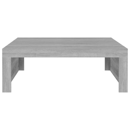 Coffee Table Grey Sonoma 100x100x35 cm Engineered Wood