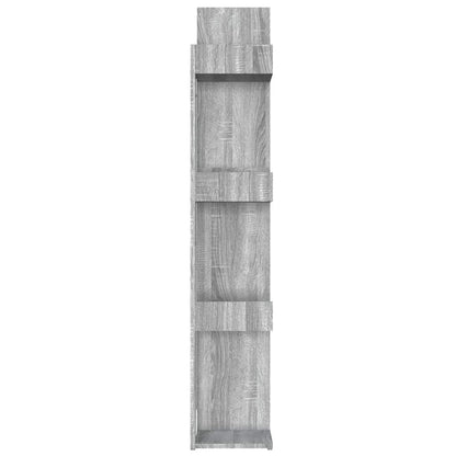 Book Cabinet Grey Sonoma 86x25,5x140 cm Engineered Wood