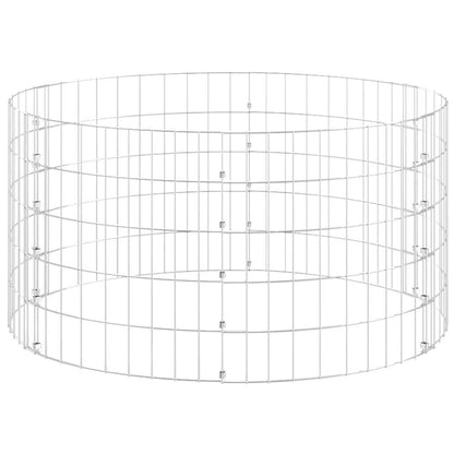 Circular Gabion Pole Galvanised Steel Ø100x50 cm