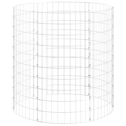 Circular Gabion Pole Galvanised Steel Ø100x100 cm