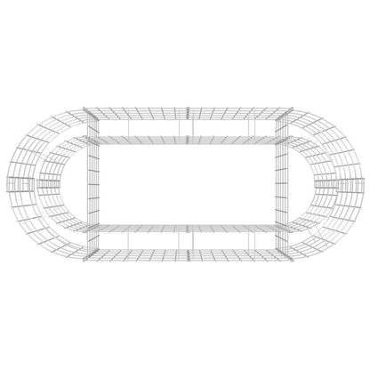 Gabion Raised Bed Galvanised Iron 120x50x50 cm