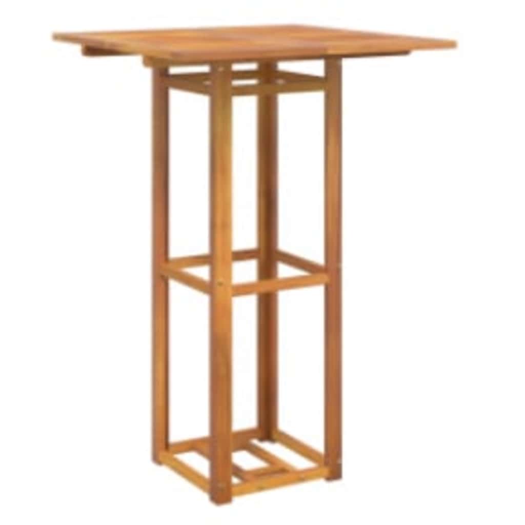 Bistro Table 75x75x110 cm Solid Wood Acacia