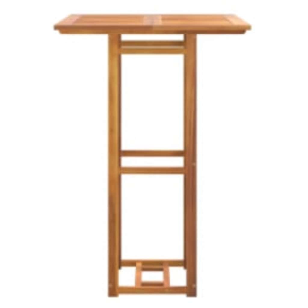 Bistro Table 75x75x110 cm Solid Wood Acacia