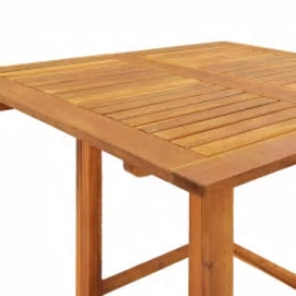 Bistro Table 75x75x110 cm Solid Wood Acacia