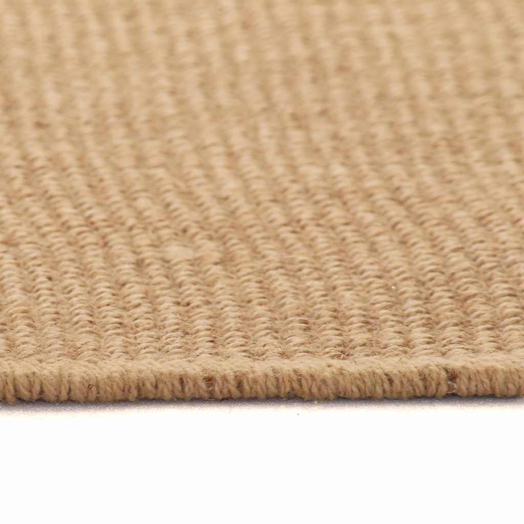 Area Rug Jute with Latex Backing 180x250 cm
