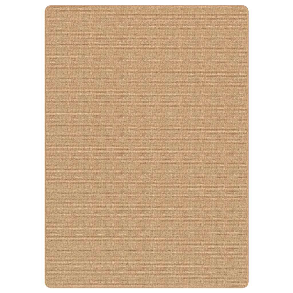 Area Rug Jute with Latex Backing 200x300 cm