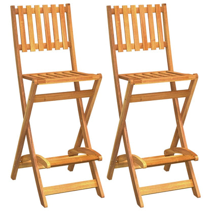 Outdoor Bar Set | Natural Wood | Solid acacia wood with an oil finish